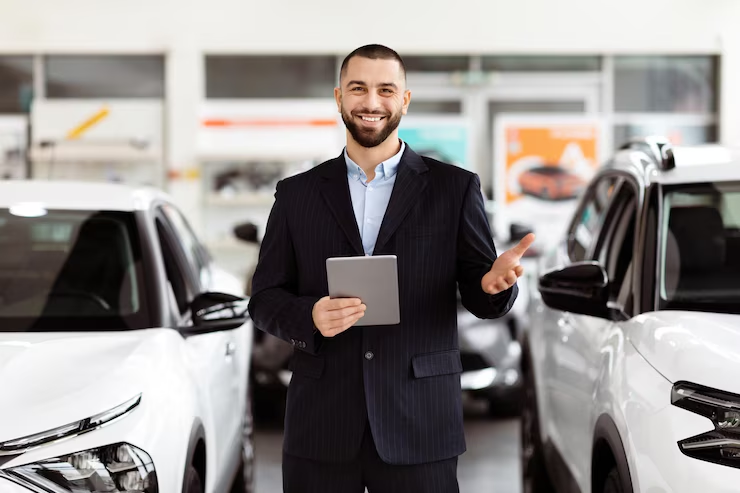 Vendedores com informação na mão
